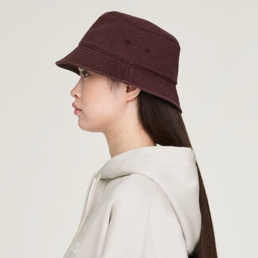 Adidas Y-3 Yohji Yamamoto Burgundy Logo Bucket Hat KB5816 Streetwear NWT OSFM